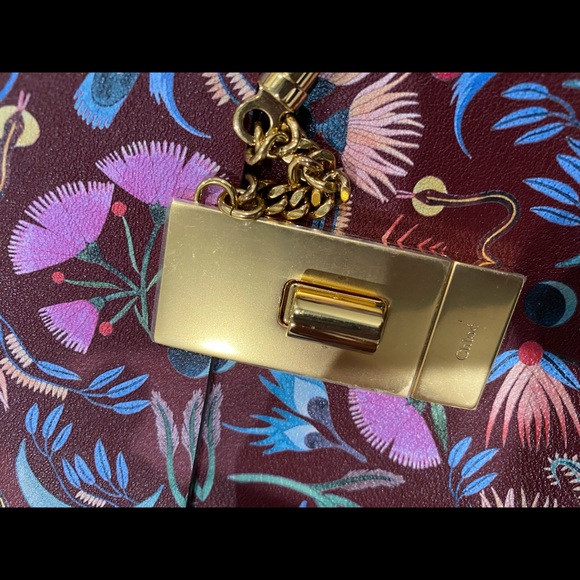 SOLD Chloé Drew Bijou Floral Print Small - Picture 5 of 7